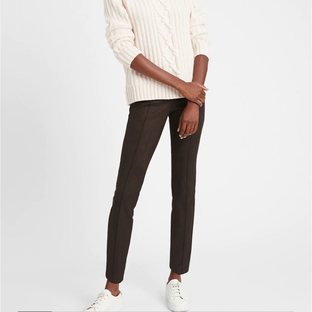 Banana Republic High-Rise Vegan Suede Legging
